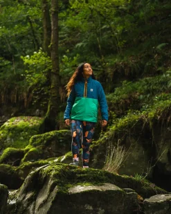 Trace Recycled Thermore Insulated Jacket - Corsair Blue/ Jungle Green