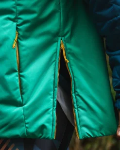 Trace Recycled Thermore Insulated Jacket - Corsair Blue/ Jungle Green