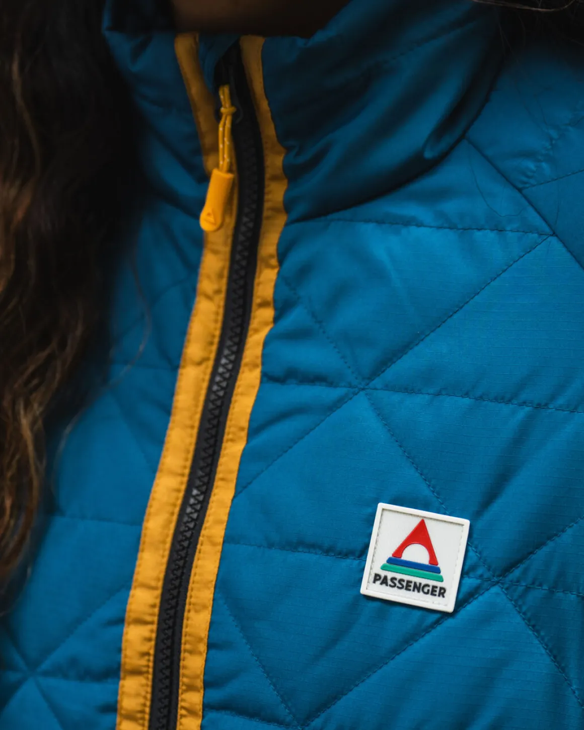 Trace Recycled Thermore Insulated Jacket - Corsair Blue/ Jungle Green