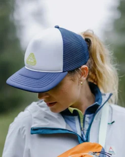 Trail Active Trucker Hat - Rich Navy