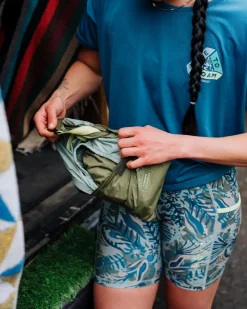 Trail Light Recycled Packable Backpack - Khaki Green