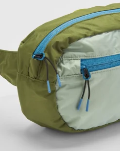 Trail Light Recycled Packable Hip Pack - Khaki Green