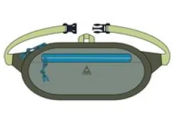 Trail Light Recycled Packable Hip Pack - Khaki Green