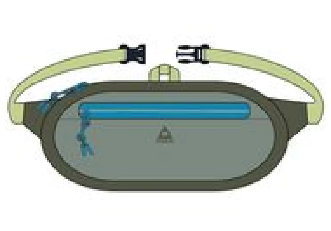 Trail Light Recycled Packable Hip Pack - Khaki Green