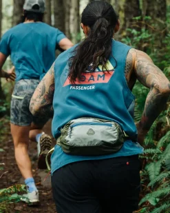 Trail Light Recycled Packable Hip Pack - Khaki Green