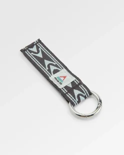 Travel Key Ring - Stepping Stone - Surf Spray/Charcoal