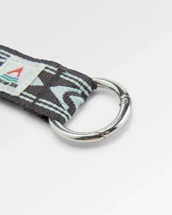 Travel Key Ring - Stepping Stone - Surf Spray/Charcoal