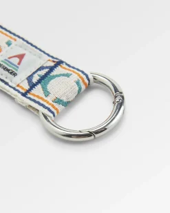 Travel Key Ring - Stepping Stone - Sunrise Orange/Birch