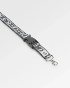 Travel Lanyard - Stepping Stone - Surf Spray/Charcoal
