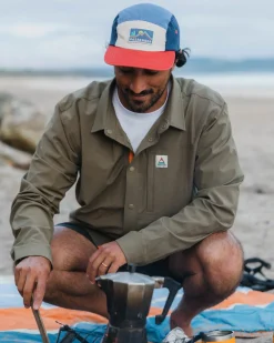 Traveler Long Sleeve Shirt - Khaki Green