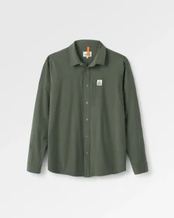 Traveler Long Sleeve Shirt - Khaki Green