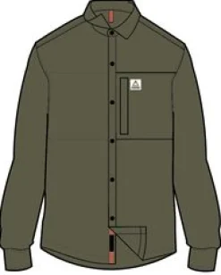 Traveler Long Sleeve Shirt - Khaki Green