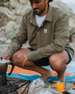 Traveler Long Sleeve Shirt - Khaki Green