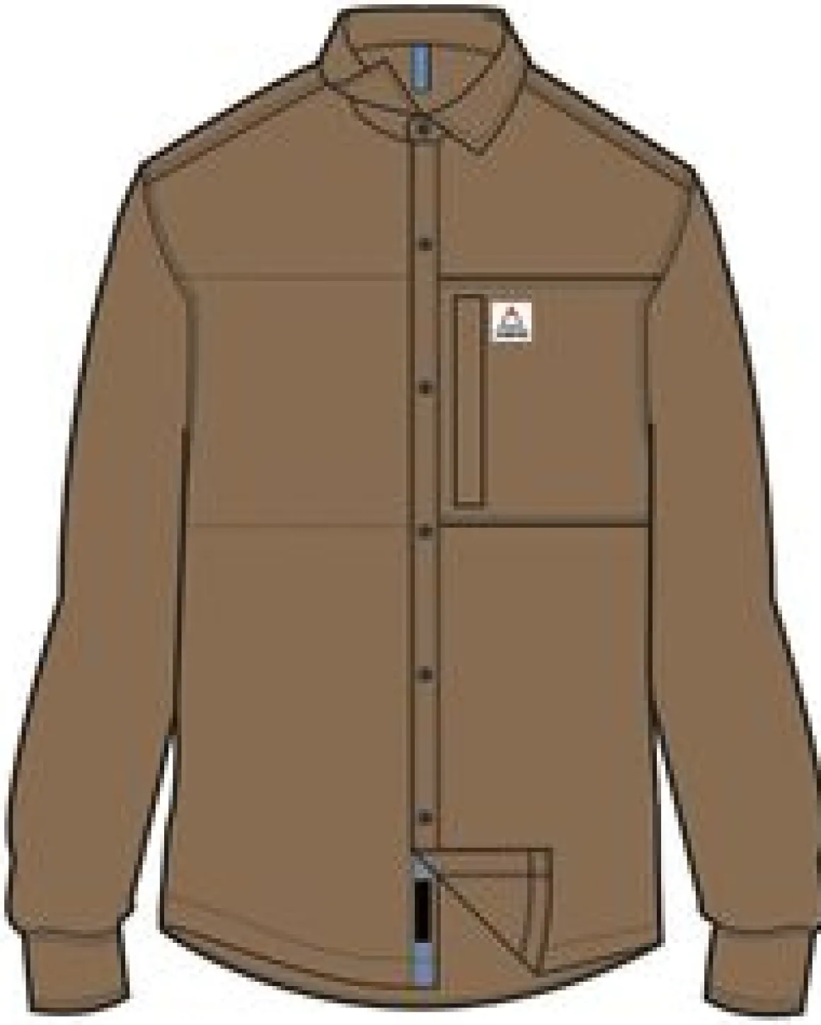 Traveller Long Sleeve Shirt - Coconut