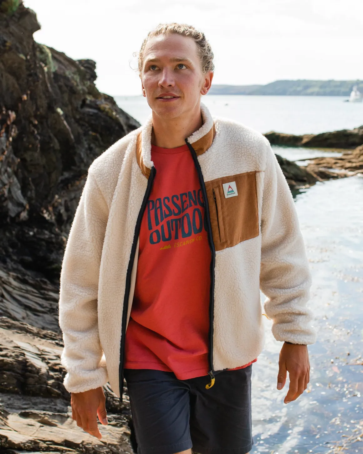 Trekker Recycled Deep-Pile Sherpa Fleece - Warm Ivory