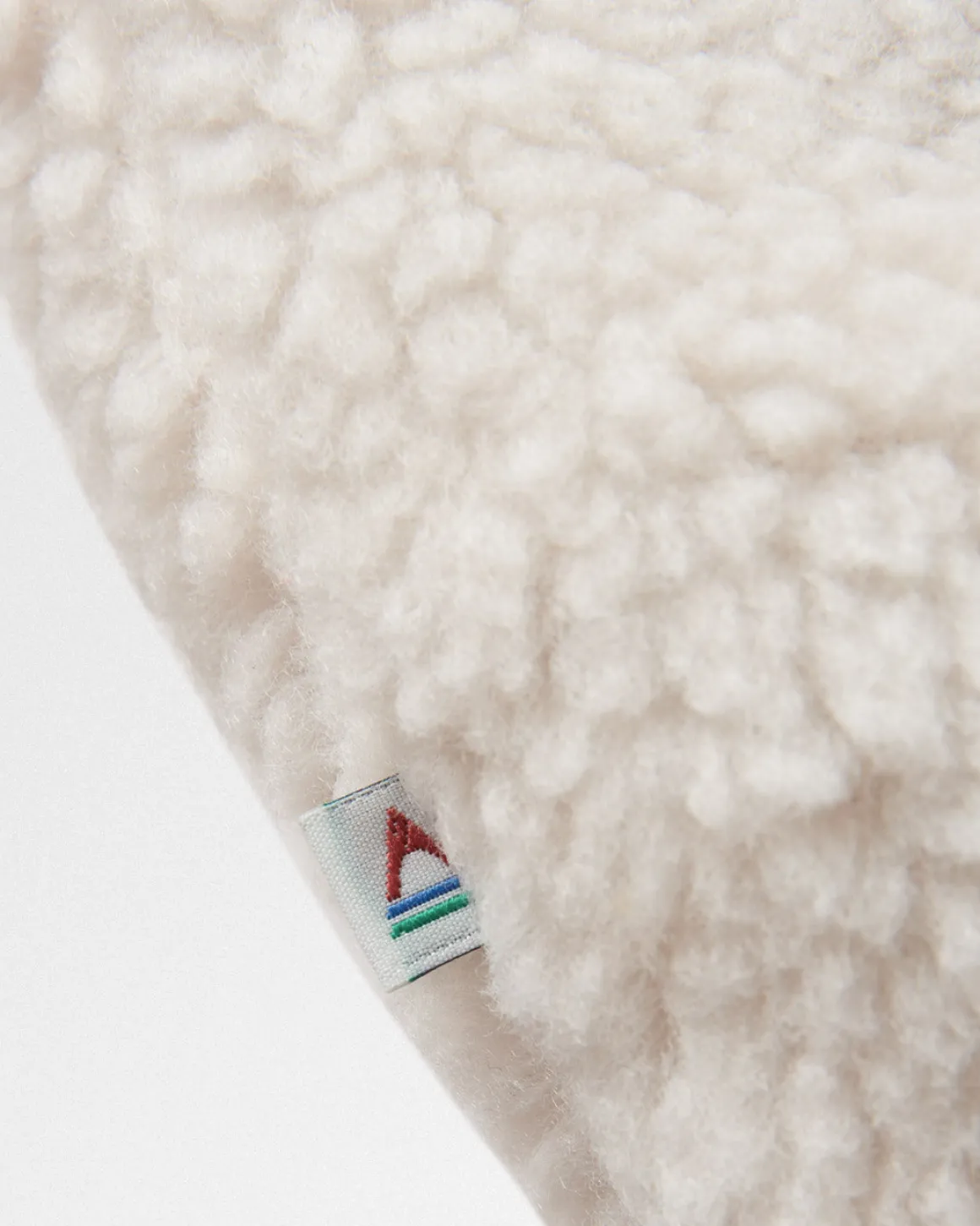 Trekker Recycled Deep-Pile Sherpa Fleece - Warm Ivory