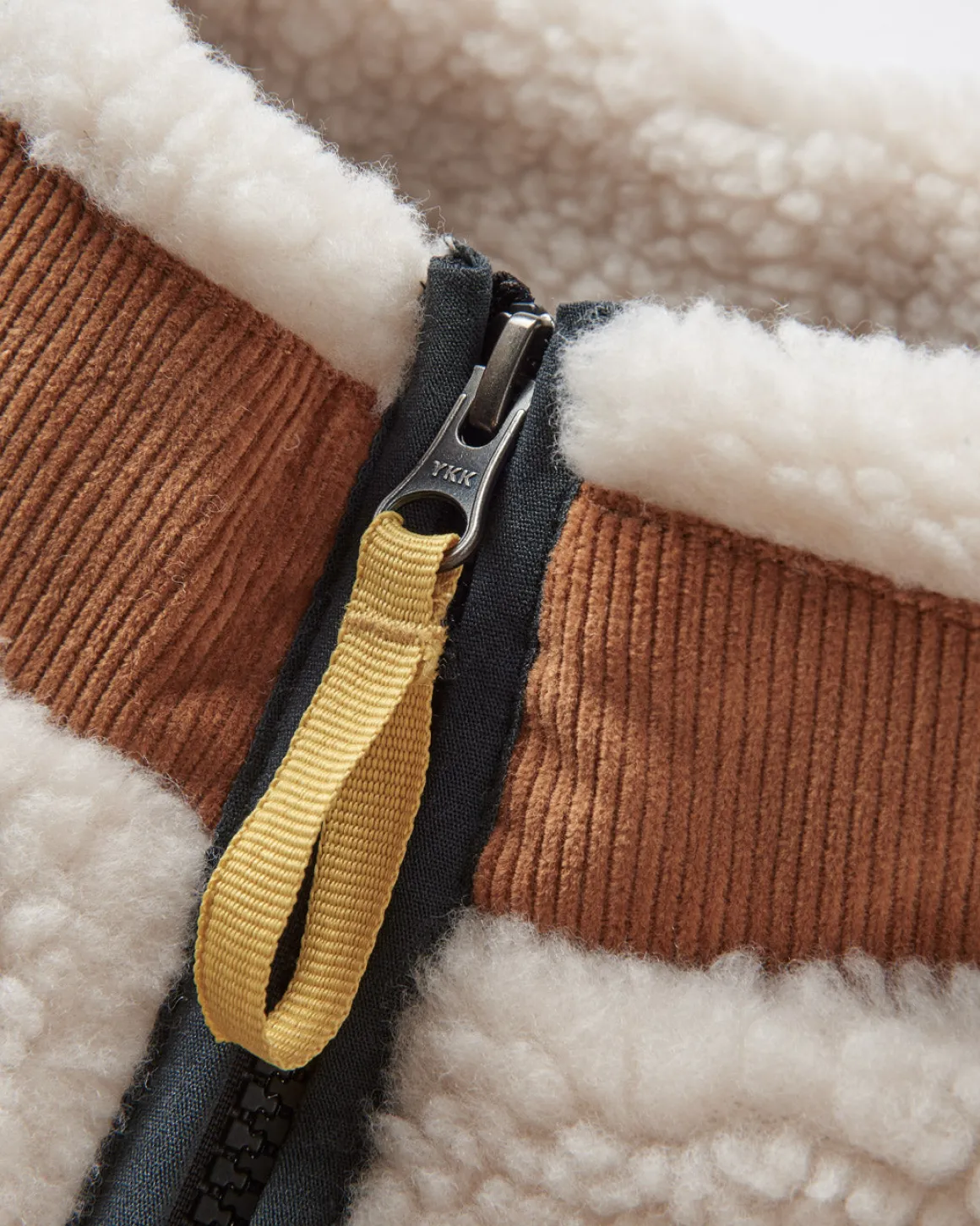 Trekker Recycled Deep-Pile Sherpa Fleece - Warm Ivory