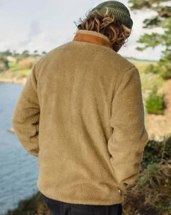 Trekker Recycled Deep-Pile Sherpa Fleece - Biscuit