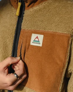 Trekker Recycled Deep-Pile Sherpa Fleece - Biscuit