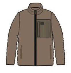 Trekker Recycled Deep-Pile Sherpa Fleece - Biscuit