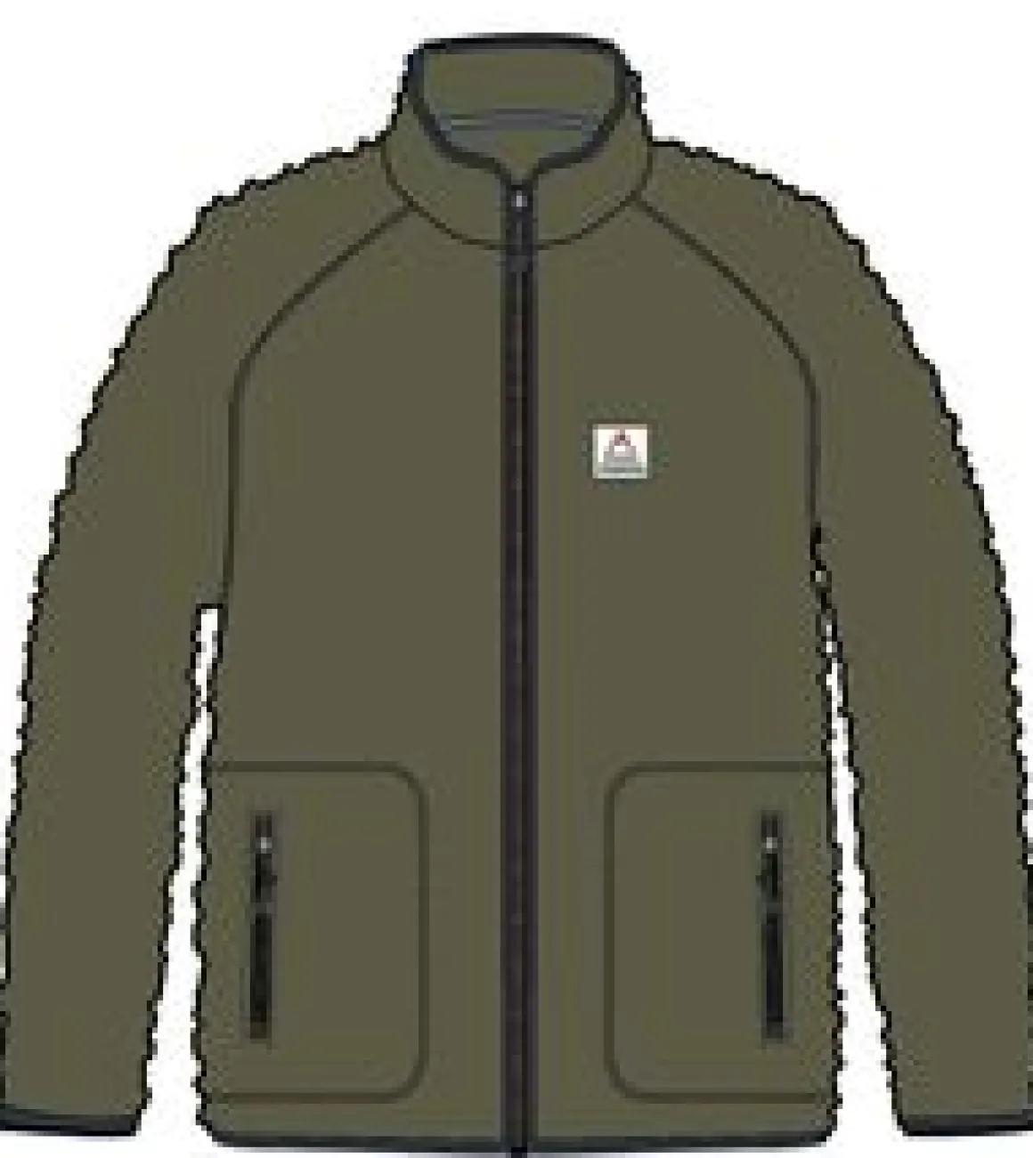 Tripper 2.0 Full Zip Recycled Sherpa Fleece - Khaki Green