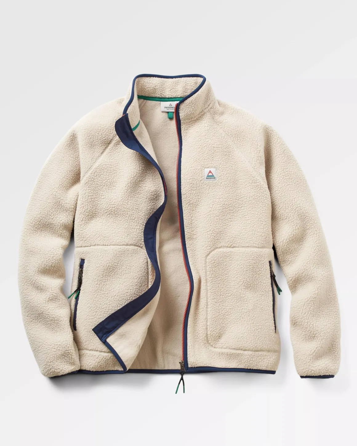 Tripper 2.0 Full Zip Recycled Sherpa Fleece - Oatmeal