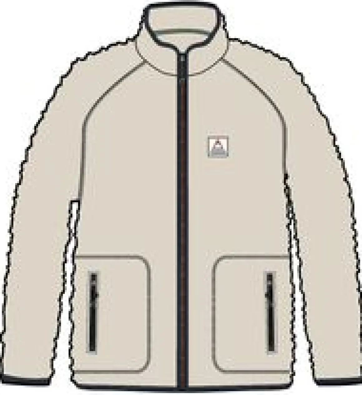 Tripper 2.0 Full Zip Recycled Sherpa Fleece - Oatmeal