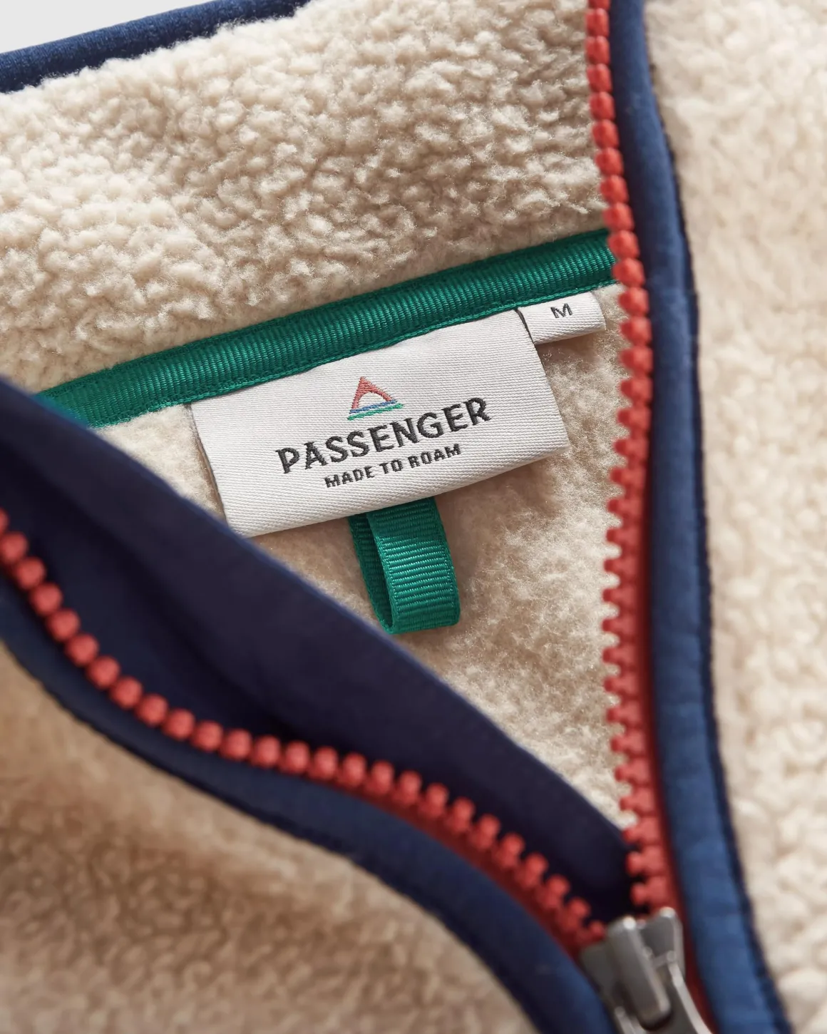 Tripper 2.0 Full Zip Recycled Sherpa Fleece - Oatmeal