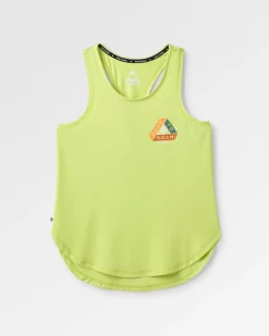 Twist Recycled Active Tank Top - Lime Juice
