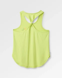 Twist Recycled Active Tank Top - Lime Juice