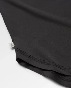 Twist Recycled Active Tank Top - Black