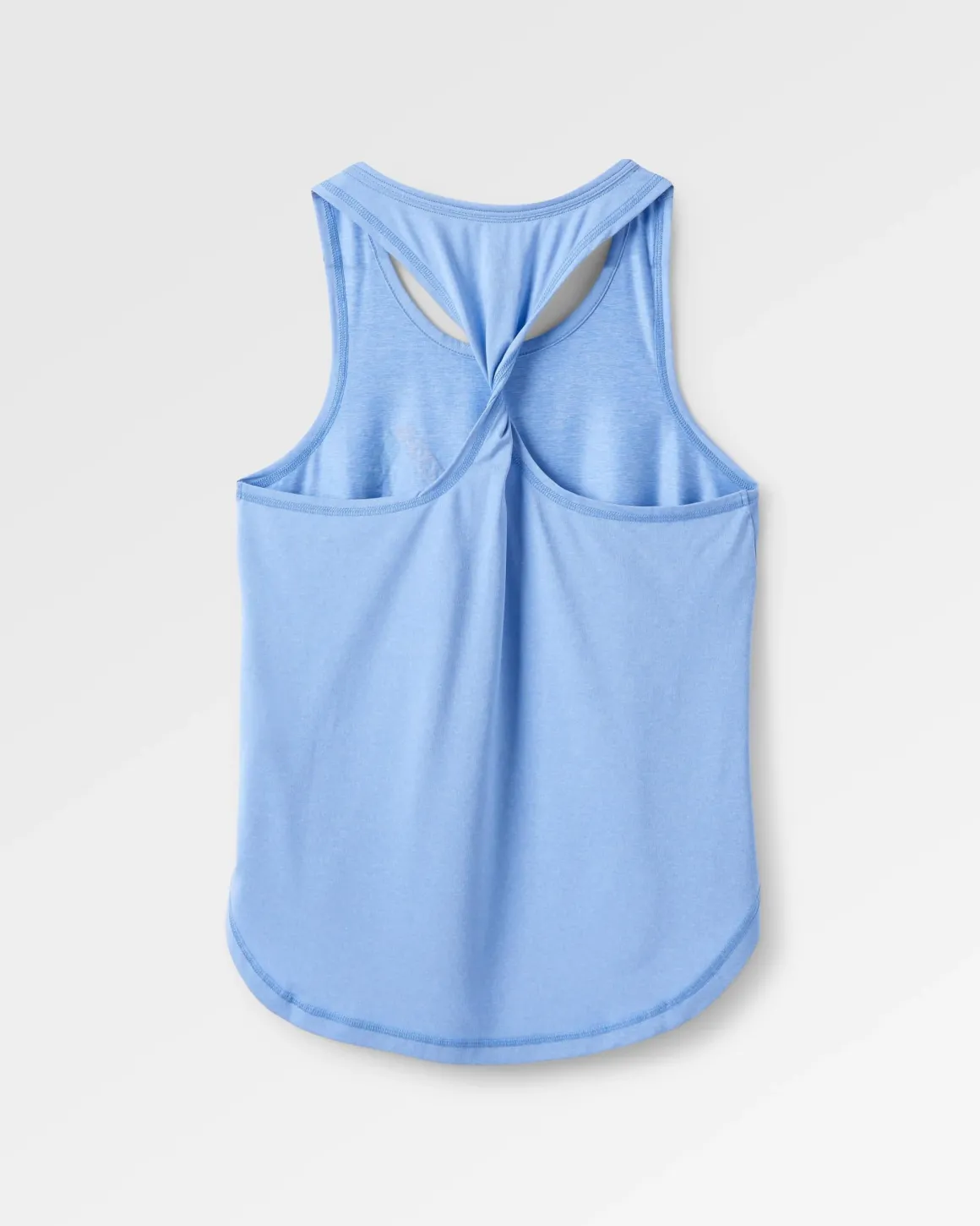 Twist Recycled Marl Active Tank Top - Cornflower Marl