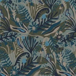 Van Recycled Ripstop Blanket - Abstract Seaweed Pistachio