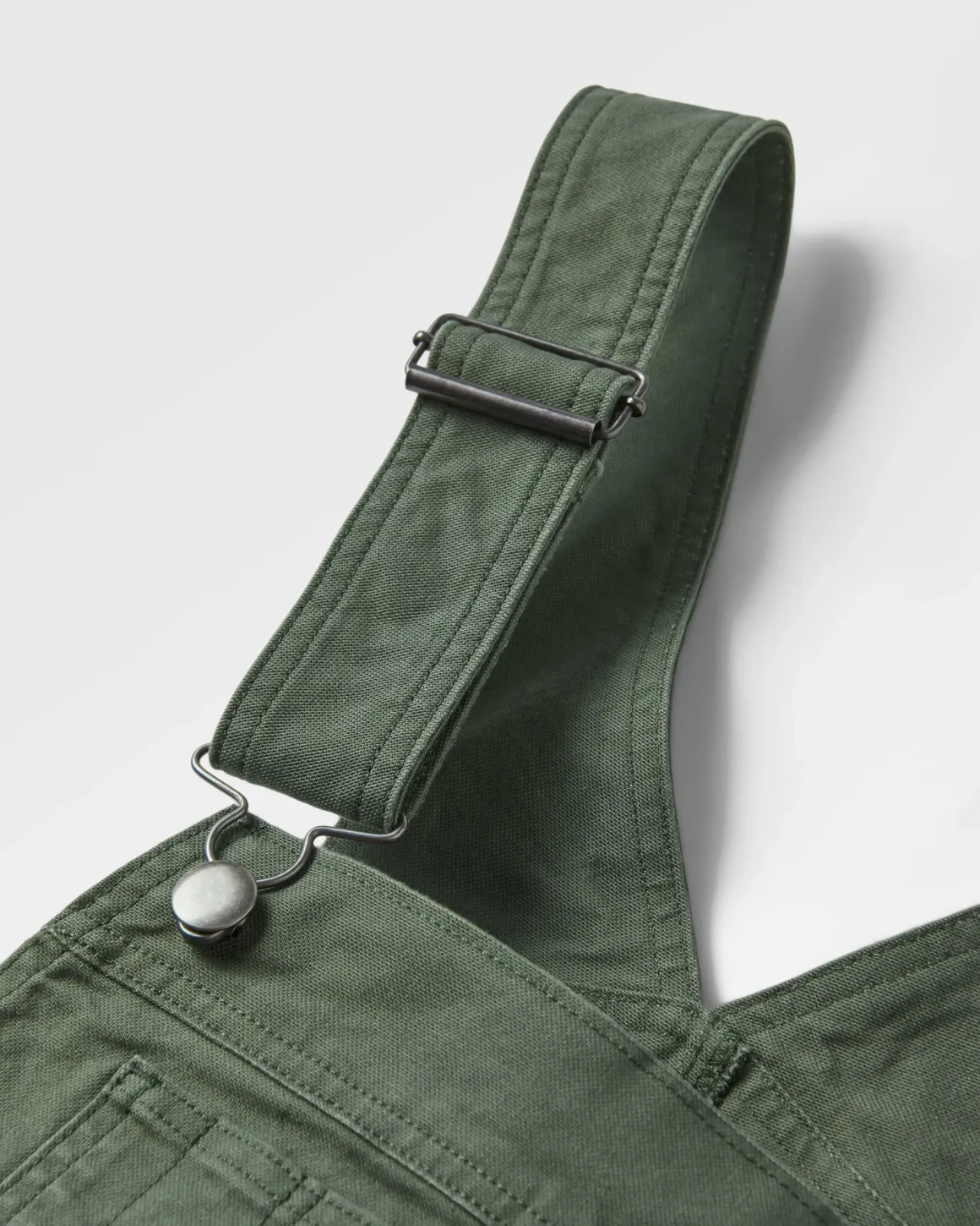 Vantage Organic Cotton Overalls - Khaki Green