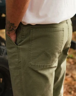 Vantage Organic Cotton Pant - Khaki Green
