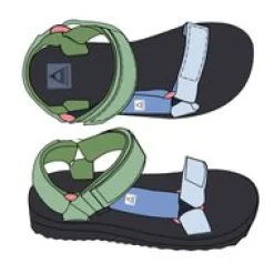 Venice Sandal - Green Fig