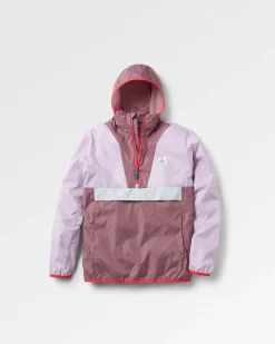 Viento Recycled Windshell Pullover - Lilac Mist/Grape