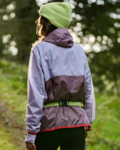 Viento Recycled Windshell Pullover - Lilac Mist/Grape