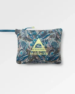 Viento Recycled Windshell Anorak - Abstract Seaweed Pistachio