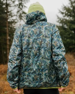 Viento Recycled Windshell Anorak - Abstract Seaweed Pistachio