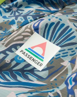 Viento Recycled Windshell Anorak - Abstract Seaweed Pistachio