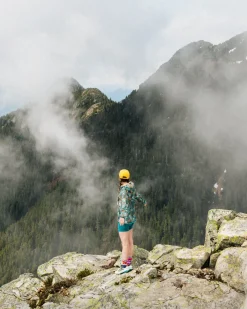 Viento Recycled Windshell Anorak - Palm Camo Deep Sea