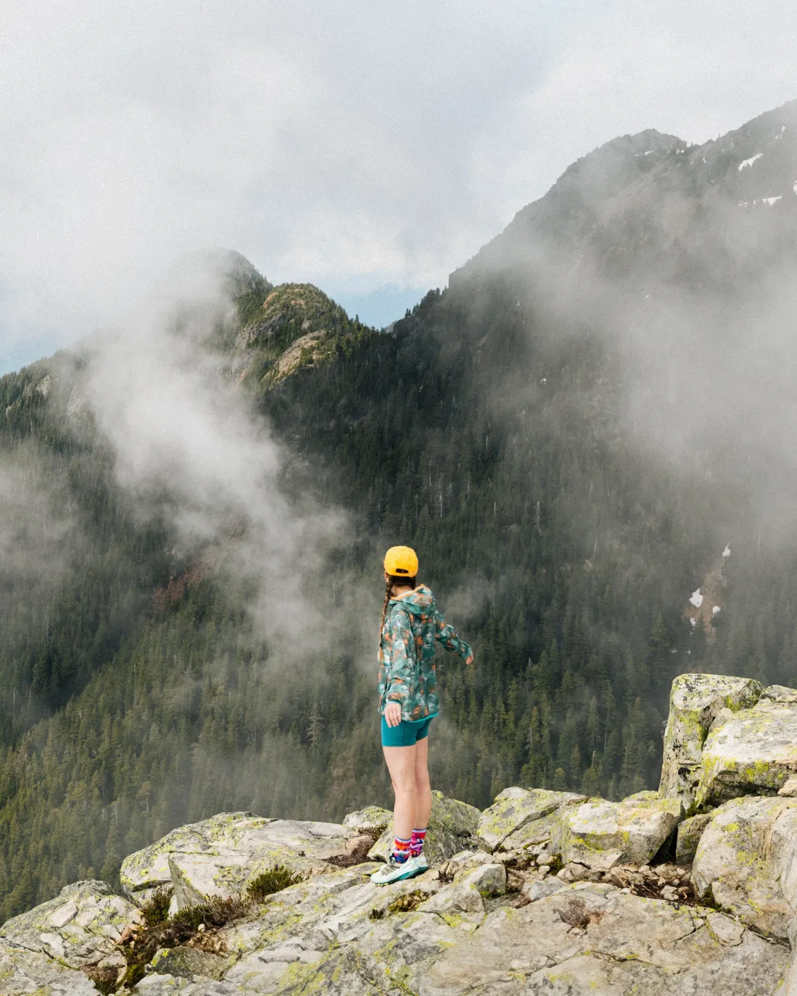 Viento Recycled Windshell Anorak - Palm Camo Deep Sea