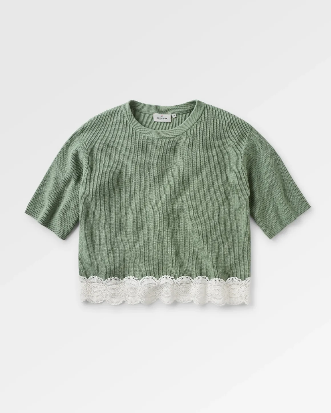 Vintage Organic Knitted Sweater - Pistachio