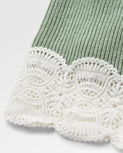 Vintage Organic Knitted Tank Top - Pistachio