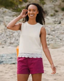 Vintage Organic Knitted Tank Top - Birch