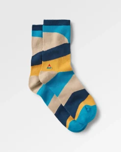 Vista Organic Socks - Bluejay
