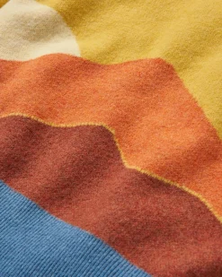 Vista Recycled Knitted Sweater - Amber Gold