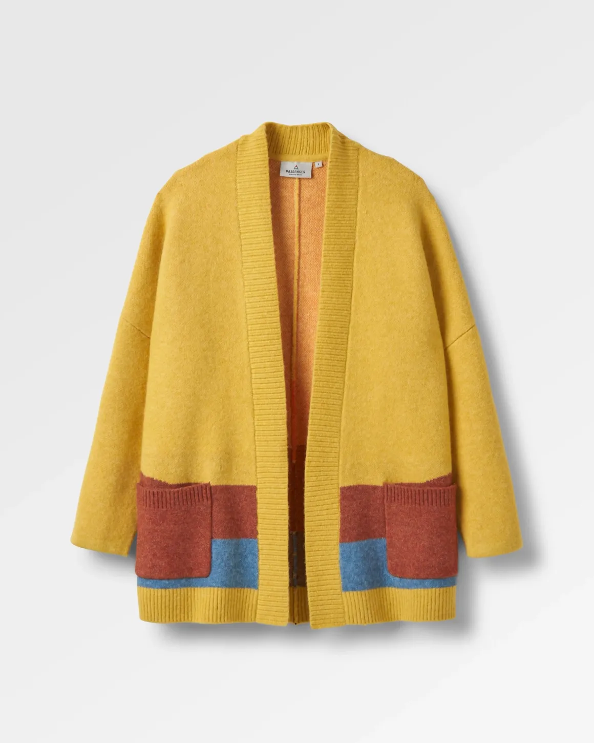 Vista Recycled Knitted Sweater - Amber Gold