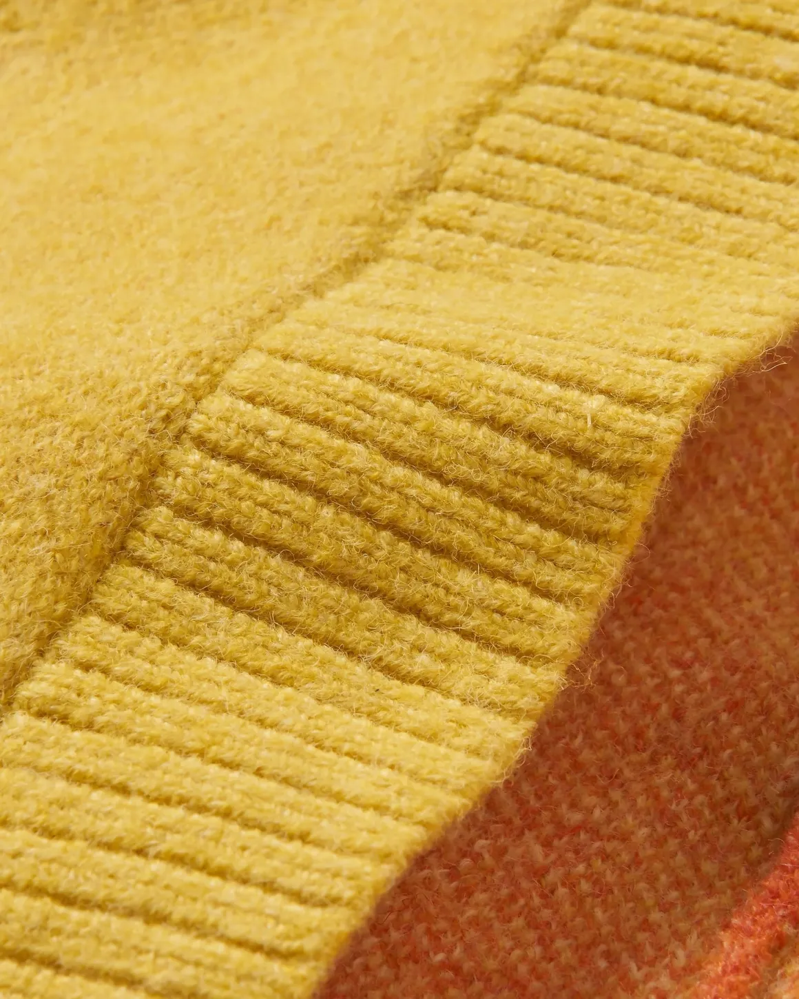 Vista Recycled Knitted Sweater - Amber Gold